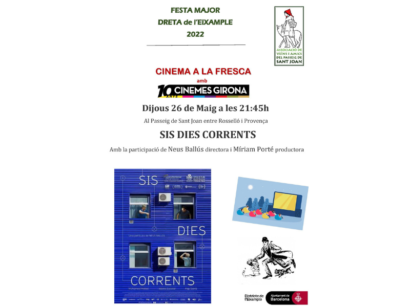 Cinema ' a la fresca ' al Girona