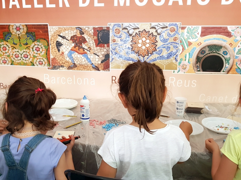 Taller mosaico de Lluís Domènech i Montaner