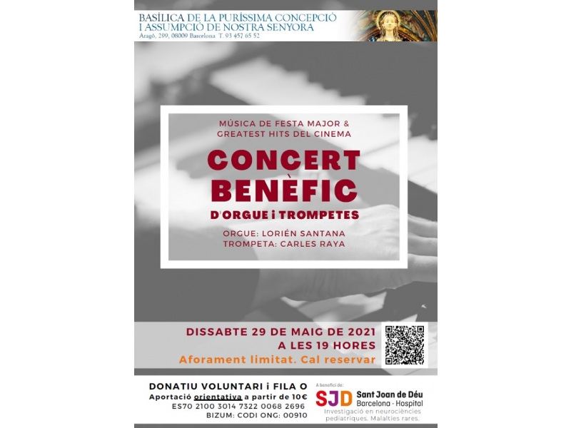 Concert solidari en benefici de l'Obra Social Sant Joan de Déu