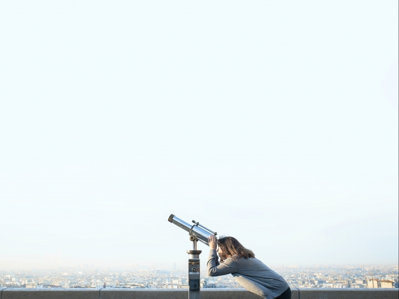 Observación solar con telescopio